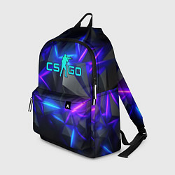 Рюкзак CS GO неоновые плиты, цвет: 3D-принт