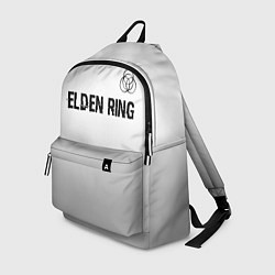 Рюкзак Elden Ring glitch на светлом фоне: символ сверху, цвет: 3D-принт