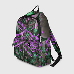 Рюкзак Фиолетовый элементаль киберпанк, цвет: 3D-принт
