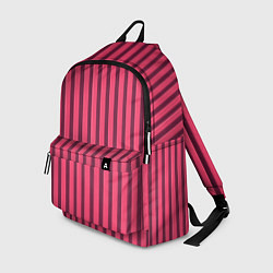 Рюкзак Полосатый тёмно-розовый