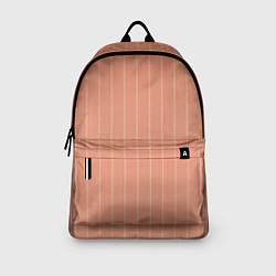 Рюкзак Светлый коралловый полосы, цвет: 3D-принт — фото 2