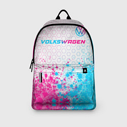 Рюкзак Volkswagen neon gradient style: символ сверху, цвет: 3D-принт — фото 2