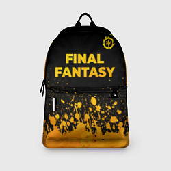 Рюкзак Final Fantasy - gold gradient: символ сверху, цвет: 3D-принт — фото 2