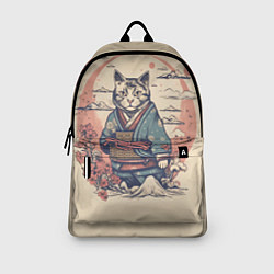 Рюкзак Кот-самурай, цвет: 3D-принт — фото 2