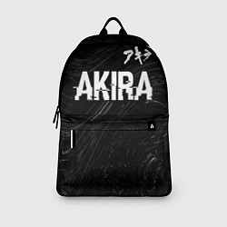 Рюкзак Akira glitch на темном фоне: символ сверху, цвет: 3D-принт — фото 2