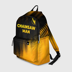 Рюкзак Chainsaw Man - gold gradient: символ сверху, цвет: 3D-принт