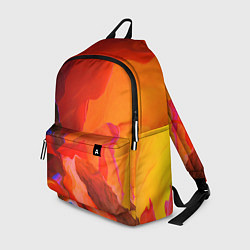Рюкзак Красно-оранжевый паттерн, цвет: 3D-принт