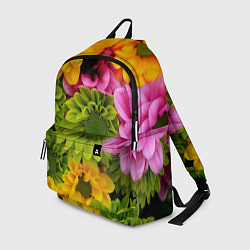Рюкзак Паттерн цветочный, цвет: 3D-принт