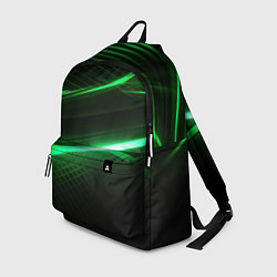 Рюкзак Зеленый неоновый свет, цвет: 3D-принт