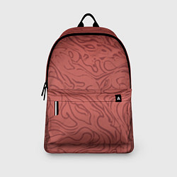 Рюкзак Пыльно-розовый абстракция разводы, цвет: 3D-принт — фото 2