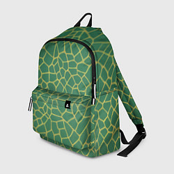 Рюкзак Зелёная текстура - нейросеть, цвет: 3D-принт