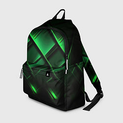 Рюкзак Зеленые неоновые плиты, цвет: 3D-принт