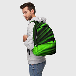 Рюкзак Зеленый яркая текстура, цвет: 3D-принт — фото 2