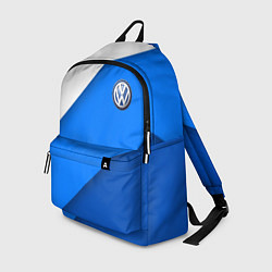 Рюкзак Volkswagen - голубые линии, цвет: 3D-принт