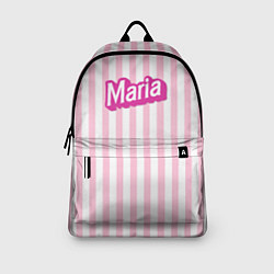 Рюкзак Имя Мария в стиле Барби: розовая полоска, цвет: 3D-принт — фото 2