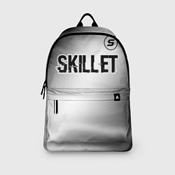 Рюкзак Skillet glitch на светлом фоне: символ сверху, цвет: 3D-принт — фото 2