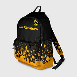 Рюкзак Volkswagen - gold gradient: символ сверху, цвет: 3D-принт