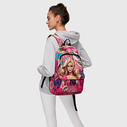Рюкзак Барби в стиле поп арт, цвет: 3D-принт — фото 2