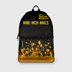 Рюкзак Nine Inch Nails - gold gradient: символ сверху, цвет: 3D-принт — фото 2