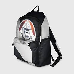 Рюкзак Белая горилла, цвет: 3D-принт