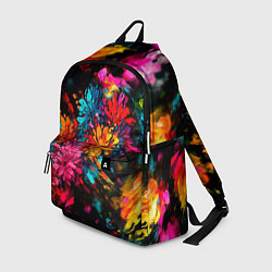 Рюкзак Краски и цветы, цвет: 3D-принт
