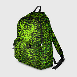 Рюкзак Зелёная глитч инфекция, цвет: 3D-принт