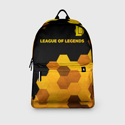 Рюкзак League of Legends - gold gradient: символ сверху, цвет: 3D-принт — фото 2