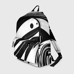 Рюкзак Abstract black and white composition, цвет: 3D-принт