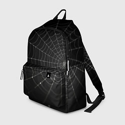 Рюкзак Паутина на черном фоне, цвет: 3D-принт