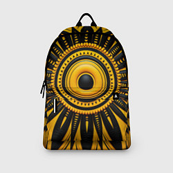Рюкзак Желто-черный узор в африканском стиле, цвет: 3D-принт — фото 2