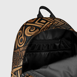 Рюкзак Асимметричный узор в викингском стиле, цвет: 3D-принт — фото 2