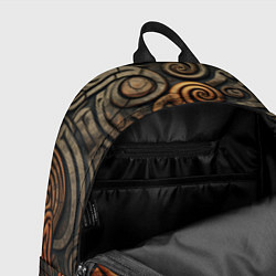 Рюкзак Асимметричный паттерн в викингском стиле, цвет: 3D-принт — фото 2