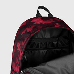 Рюкзак Красно-бордовый паттерн, цвет: 3D-принт — фото 2