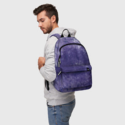 Рюкзак Абстракция - violet color background, цвет: 3D-принт — фото 2