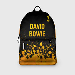 Рюкзак David Bowie - gold gradient посередине, цвет: 3D-принт — фото 2