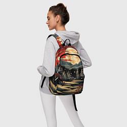 Рюкзак Зимнее настроение новогодний рисунок, цвет: 3D-принт — фото 2