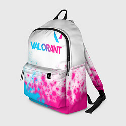 Рюкзак Valorant neon gradient style посередине, цвет: 3D-принт