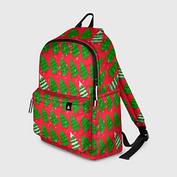 Рюкзак Рождественские ёлки, цвет: 3D-принт