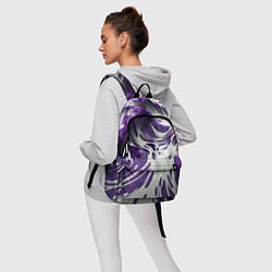 Рюкзак Бело-фиолетовая краска, цвет: 3D-принт — фото 2