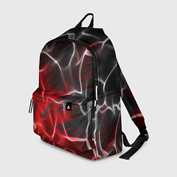 Рюкзак Дым и красные текстуры, цвет: 3D-принт