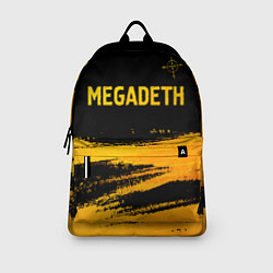 Рюкзак Megadeth - gold gradient посередине, цвет: 3D-принт — фото 2
