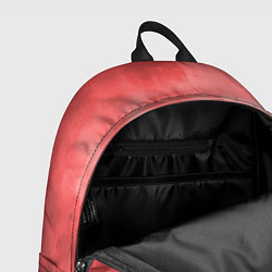 Рюкзак Красный гранж, цвет: 3D-принт — фото 2