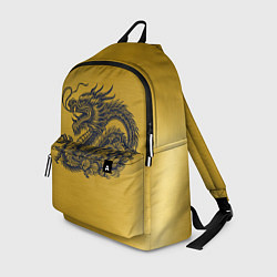 Рюкзак Дракон на золоте, цвет: 3D-принт