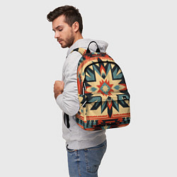 Рюкзак Орнамент в стиле американских индейцев, цвет: 3D-принт — фото 2