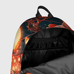 Рюкзак Новогодняя подруга, цвет: 3D-принт — фото 2