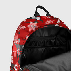 Рюкзак Рождественские паттерны, цвет: 3D-принт — фото 2