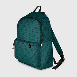 Рюкзак Зелёный квадраты паттерн, цвет: 3D-принт