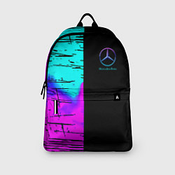 Рюкзак Mercedes benz неон текстура, цвет: 3D-принт — фото 2