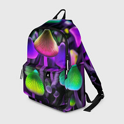Рюкзак Люминесцентные грибы, цвет: 3D-принт