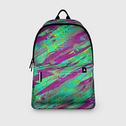 Рюкзак Разноцветные паттерны, цвет: 3D-принт — фото 2